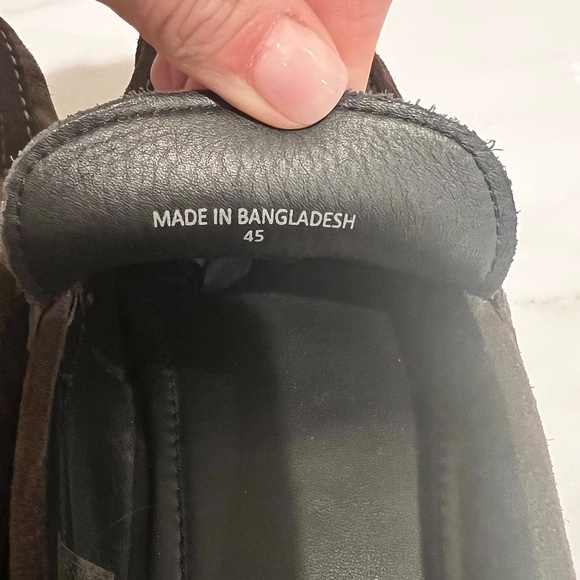 LIKE NEW Class Cavalli Dark Brown Slip-On Suede Logo Plaque Loafers/Driving Moc - Picture 7 of 16